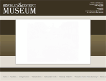 Tablet Screenshot of hinckleydistrictmuseum.org.uk